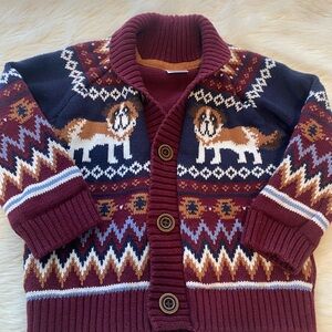 Gymboree dog sweater 2t